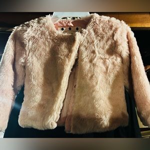 Girls 6 fur coat